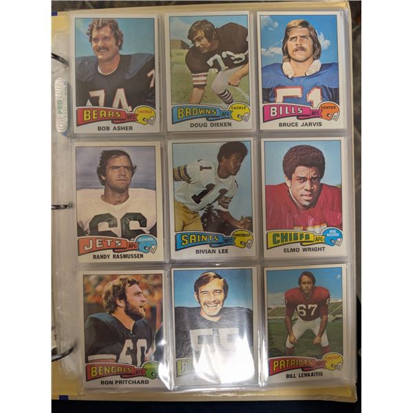 200+ 1975-1976 TOPPS NFL Trading Cards