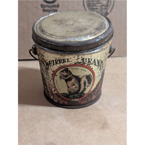 Vintage Squirrel Brand Peanut butter Tin