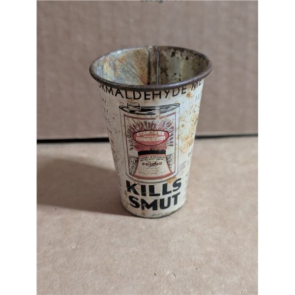 Vintage "Kills Smut Poison" Tin