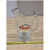 Image 1 : Embossed coors beer pitcher- 9"H