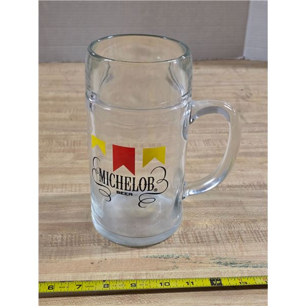Embossed michelob beer stien- 8"H