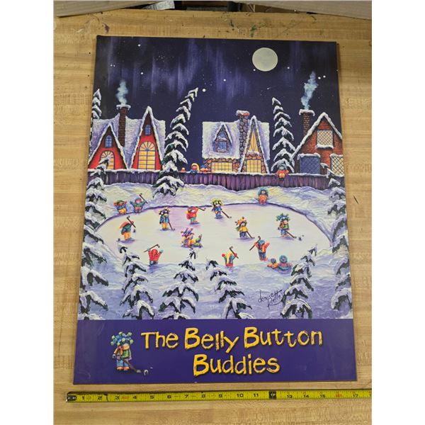 The belly button buddies picture- 17" by 23"