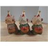 Image 4 : (3) Vintage Henning Engelsen Norwegian hand-carved wooden troll figurine featuring a princess on its