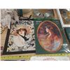 Image 4 : Collection of vintage collectibles including Eaton's catalogs and handcrafted textiles, etc.