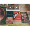 Image 6 : Collection of vintage collectibles including Eaton's catalogs and handcrafted textiles, etc.