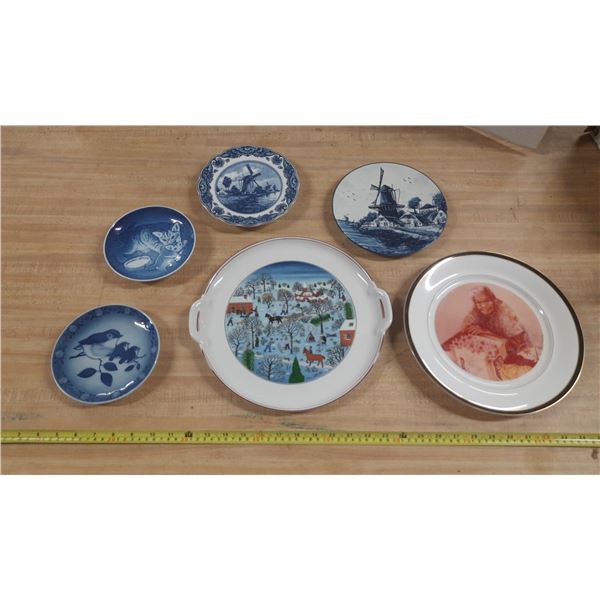 Lots of Vintage Collectible Plates.