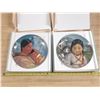 Image 1 : Kaiser porcelain collector plates featuring Inuit art by Nori Peter from the "People of the Midnight