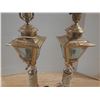 Image 3 : (2) Vintage Lamps - Height 31" (Working) (No Shade Available)