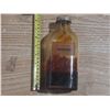 Image 1 : Vintage amber glass bottle labeled as "Raw Linseed Oil" from Ralph S. Fleury Chemist and Druggist in