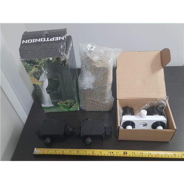 NEPTONION Chameleon Water Feeder for reptiles. (New), (2) E-Weichat EW-M2068S series waterproof junc