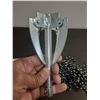 Image 4 : Fishing Water Grass Knife 10m Rope Galvanized Iron Foldable Sturdy Weed Remover. (New)