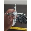 Image 5 : Fishing Water Grass Knife 10m Rope Galvanized Iron Foldable Sturdy Weed Remover. (New)