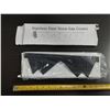 Image 1 : (2) Black stainless steel stove gap covers. (New) (You Can Use For 2 Stoves)