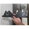 Image 4 : (2) Black stainless steel stove gap covers. (New) (You Can Use For 2 Stoves)