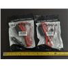 Image 1 : (2) Gelryonr branded 12V-24V cigarette lighter adapter cable designed for heavy-duty applications. (
