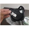 Image 4 : (2) Black pet helmet with goggles for head & eyes. (New) (Size S)