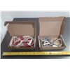 Image 1 : Pet Cotton Hemp Step-in Dog/Cat Harness Dark Red (Size S) and Grey (Size XS). (New)