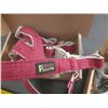 Image 4 : Pet Cotton Hemp Step-in Dog/Cat Harness Dark Red (Size S) and Grey (Size XS). (New)