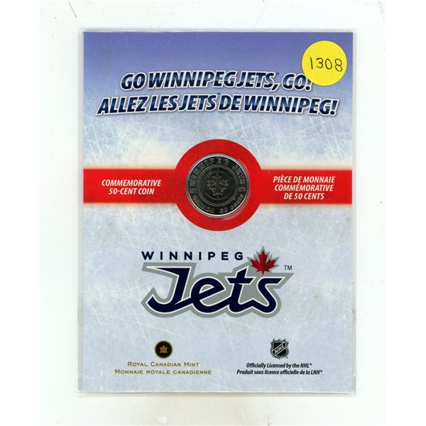 2012 Winnipeg Jets 50 Cents. Unopened.