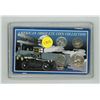 Image 1 : America’s Obsolete Coin Collection. Includes Steel Cent, Buffalo Nickel, Silver Mercury Die