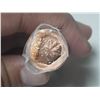 Image 4 : Complete Roll of 50 2012 Canadian Cents. Canada’s Last One Cent Coins. Copper Plated Zinc. 