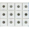 Image 2 : Set of 12 Canadian Silver 5 Cents. 1893 – 1920. Coins grade up to VF20.