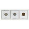 Image 2 : Set of 3 Newfoundland Year Set. Includes 1942 Cent, 1942c Silver 5 Cents and 1942c Silver 10 Cents. 