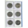 Image 2 : Set of 6 Calgary Stampede Trade Dollars from 1974 to 1982.