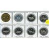 Image 1 : Set of 8 Saskatoon Trade Dollars.
