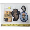 Image 1 : Set of 10 Royal Canadian Electrical and Mechanical Engineers cloth, pins and cuff links. These troop