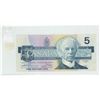 Image 2 : 1986 $5 Replacement. ENX Replacement Prefix. Thiessen-Crow signatures. BC-56bA. VF20.