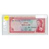 Image 1 : East Caribbean States. 1965 1 Dollar. Elizabeth with map of the islands. Fine.