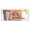 Image 1 : Yugoslavia. 1990 1000 Dinara. Uncirculated.