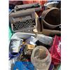 Image 2 : Pallet of misc items- type writer, enamelware
