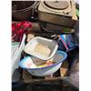 Image 3 : Pallet of misc items- type writer, enamelware