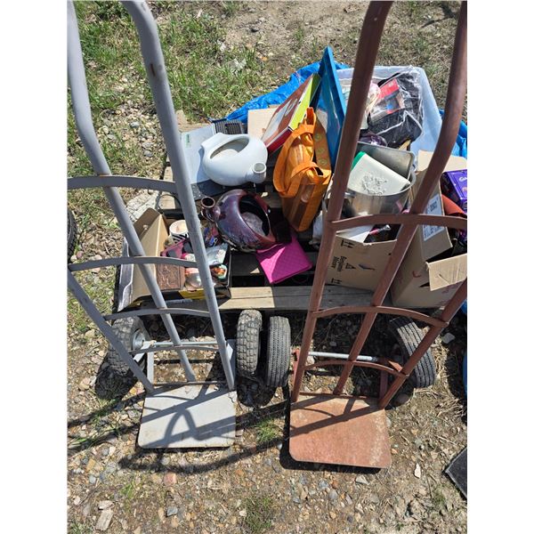 Pallet of misc items- 2 wheelers