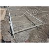 Image 2 : 54" wrought iron bed frame with rails