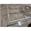 Image 3 : 54" wrought iron bed frame with rails
