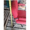 Image 4 : Red Colour Steel Frame Office Chair. (Height 36")