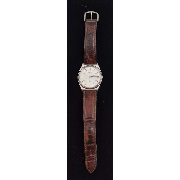 Leather Strap Seiko Watch