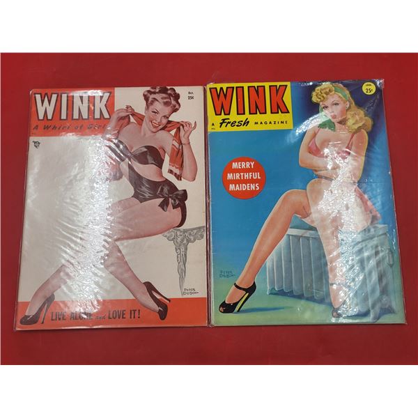 2 VTG Wink Magazines