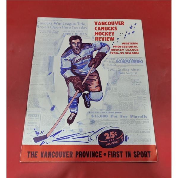 VTG Vancouver Canucks Hockey Review Magazine