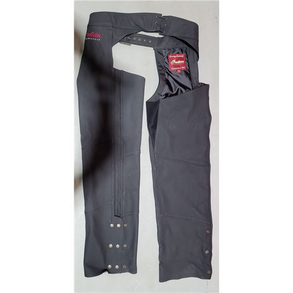 Leather Indian Motorcycle Chaps