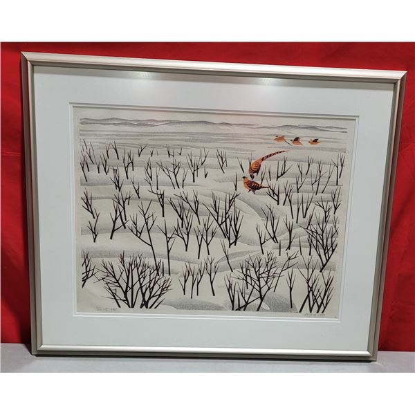 Framed, Signed, & Numbered Landscape Print