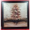 Image 1 : Framed Textured Tree Print by Tina O