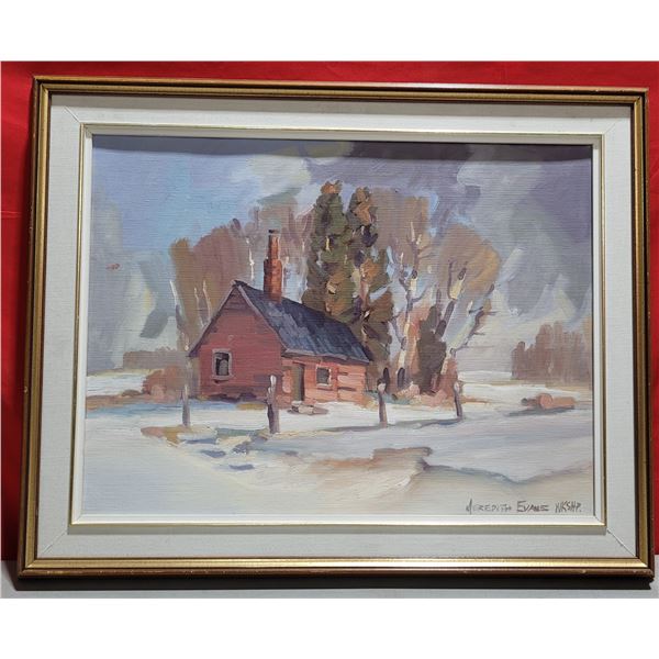 Framed Original Landscape Painting by Meredith Evans