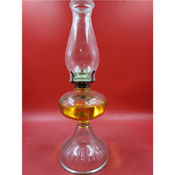 VTG Glass Oil Lamp