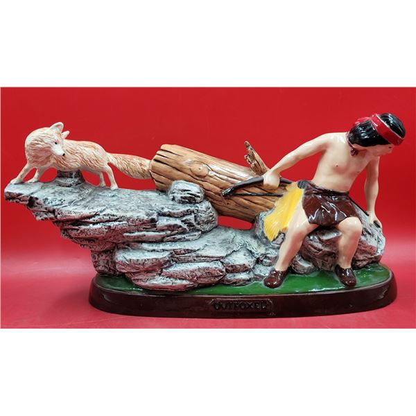 Ceramic Outfoxed Sculpture