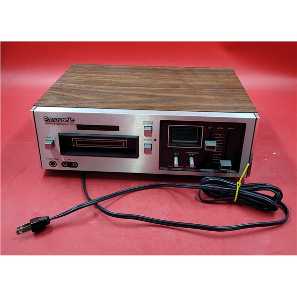 Panasonic 8 Track Stereo Record Deck