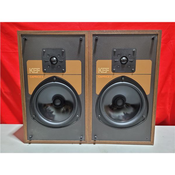 Pair of KEF Caprice II Speakers
